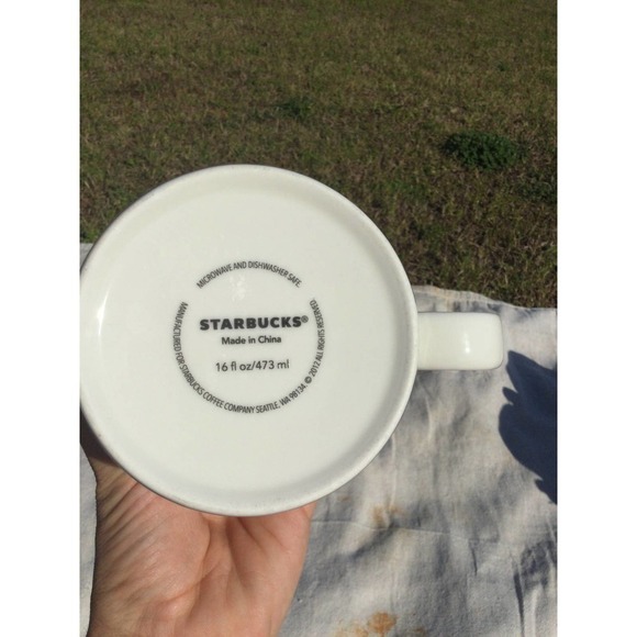 RARE Starbucks Dubai mug you are here coffee tea YAH 2012 16 oz - Picture 4 of 7